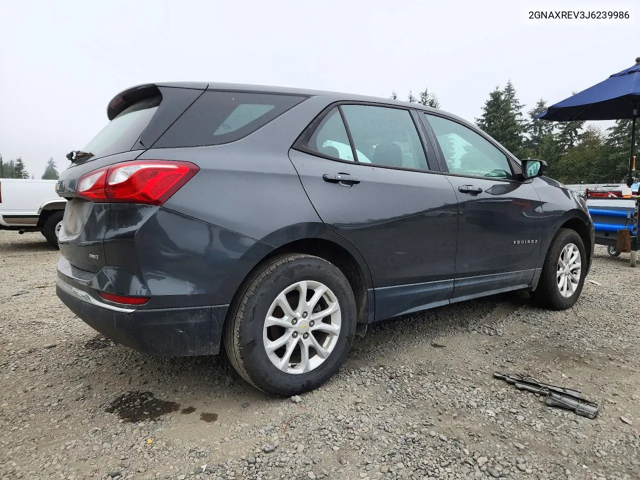 2018 CHEVROLET EQUINOX VIN 2GNAXREV3J6239986 — фото 3