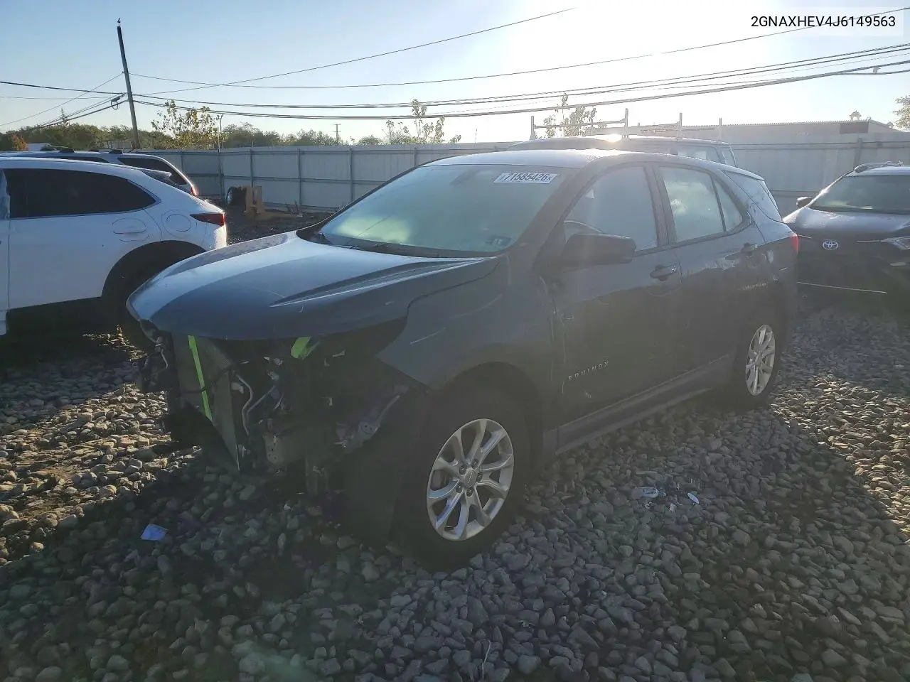CHEVROLET EQUINOX 2018, VIN 2GNAXHEV4J6149563