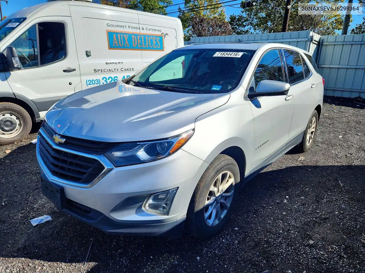 CHEVROLET EQUINOX 2018, VIN 2GNAXSEV6J6299364