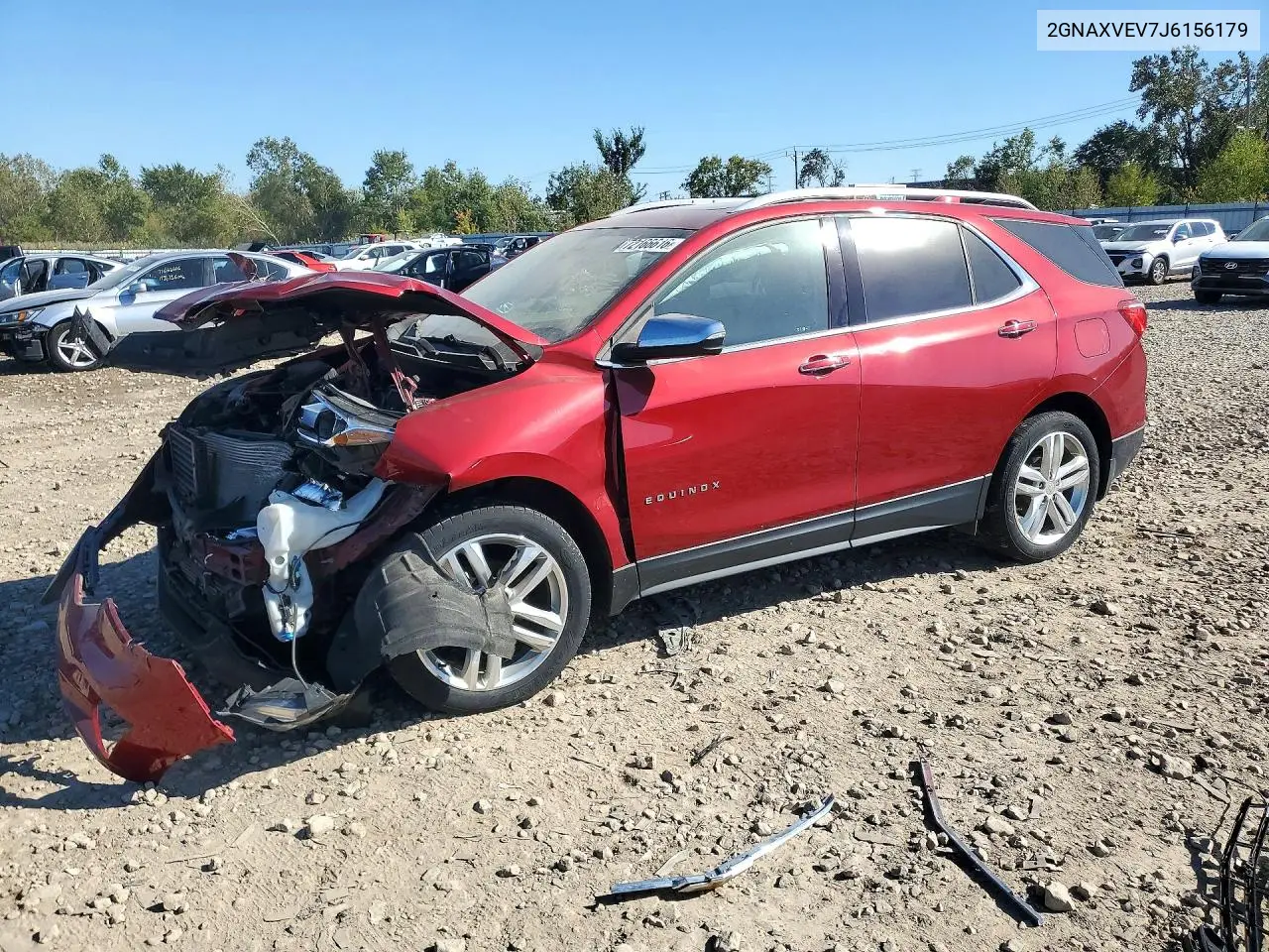 CHEVROLET EQUINOX 2018, VIN 2GNAXVEV7J6156179