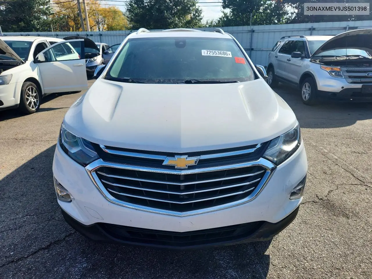 2018 CHEVROLET EQUINOX VIN 3GNAXMEV9JS501398 — фото 5