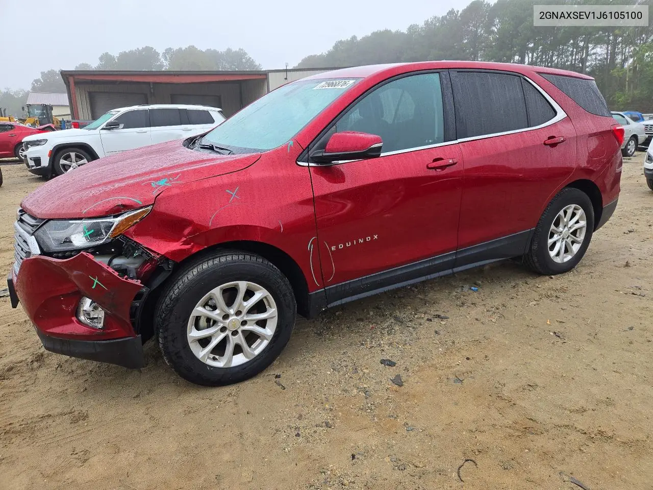 CHEVROLET EQUINOX 2018, VIN 2GNAXSEV1J6105100