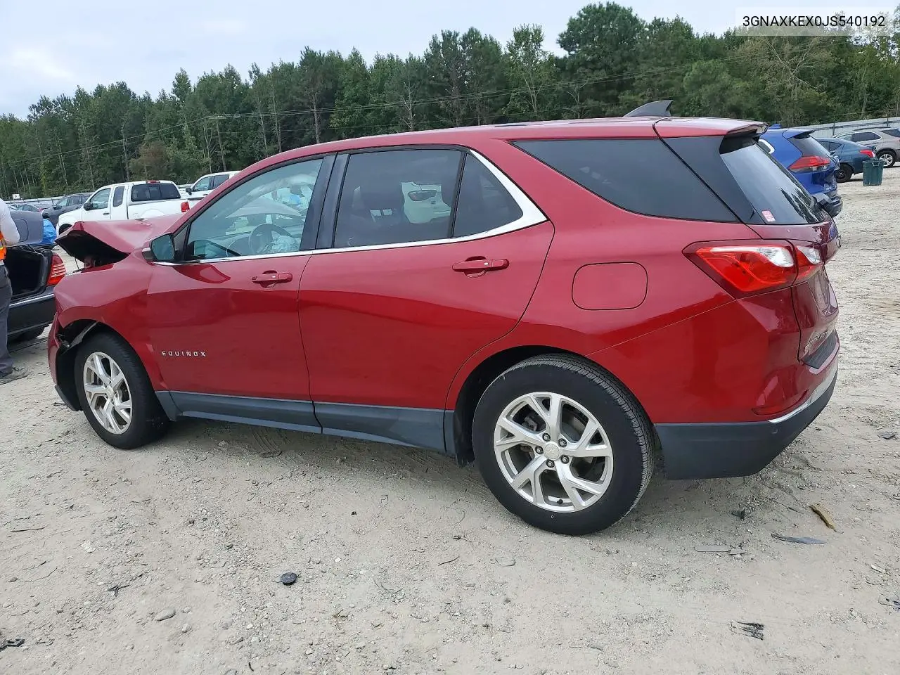 2018 CHEVROLET EQUINOX VIN 3GNAXKEX0JS540192 — фото 2