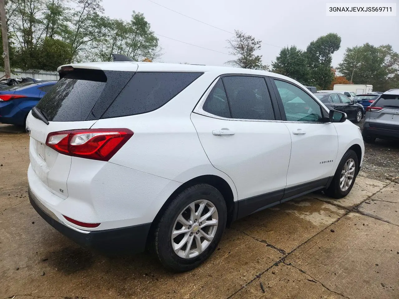 2018 CHEVROLET EQUINOX VIN 3GNAXJEVXJS569711 — фото 3