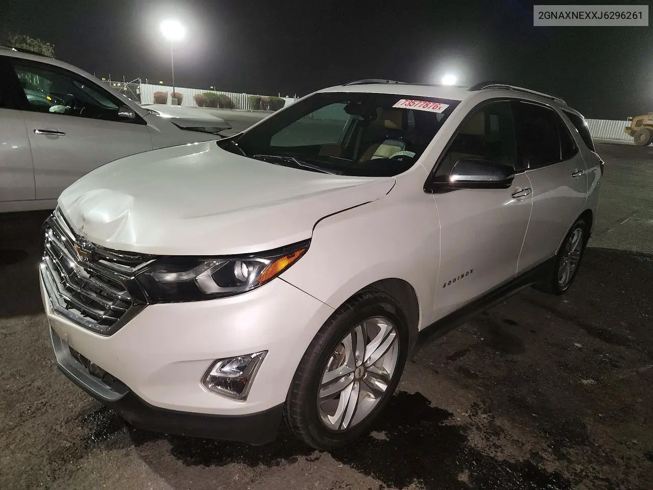 CHEVROLET EQUINOX 2018, VIN 2GNAXNEXXJ6296261