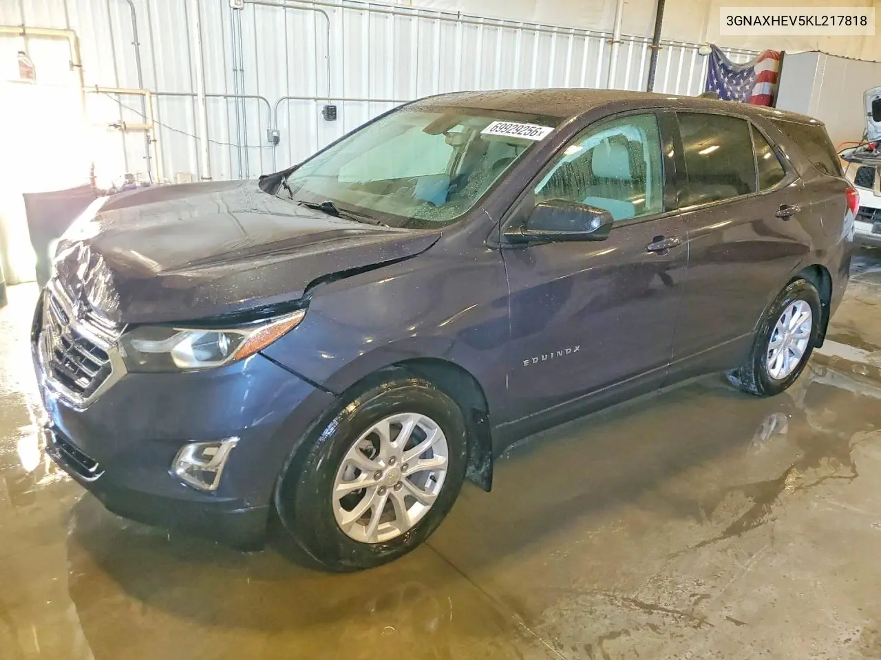 CHEVROLET EQUINOX 2019, VIN 3GNAXHEV5KL217818