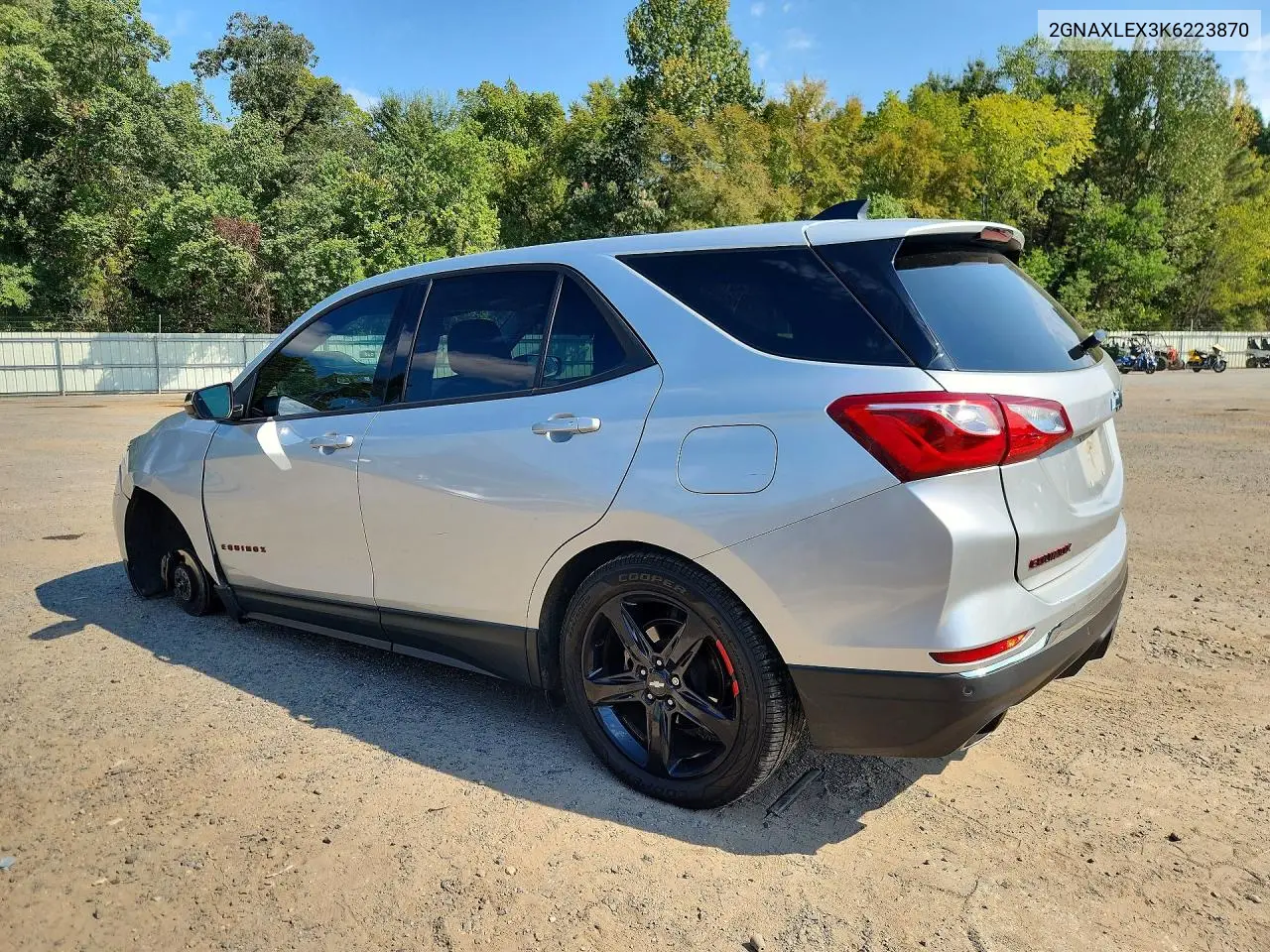 2019 CHEVROLET EQUINOX VIN 2GNAXLEX3K6223870 — фото 2