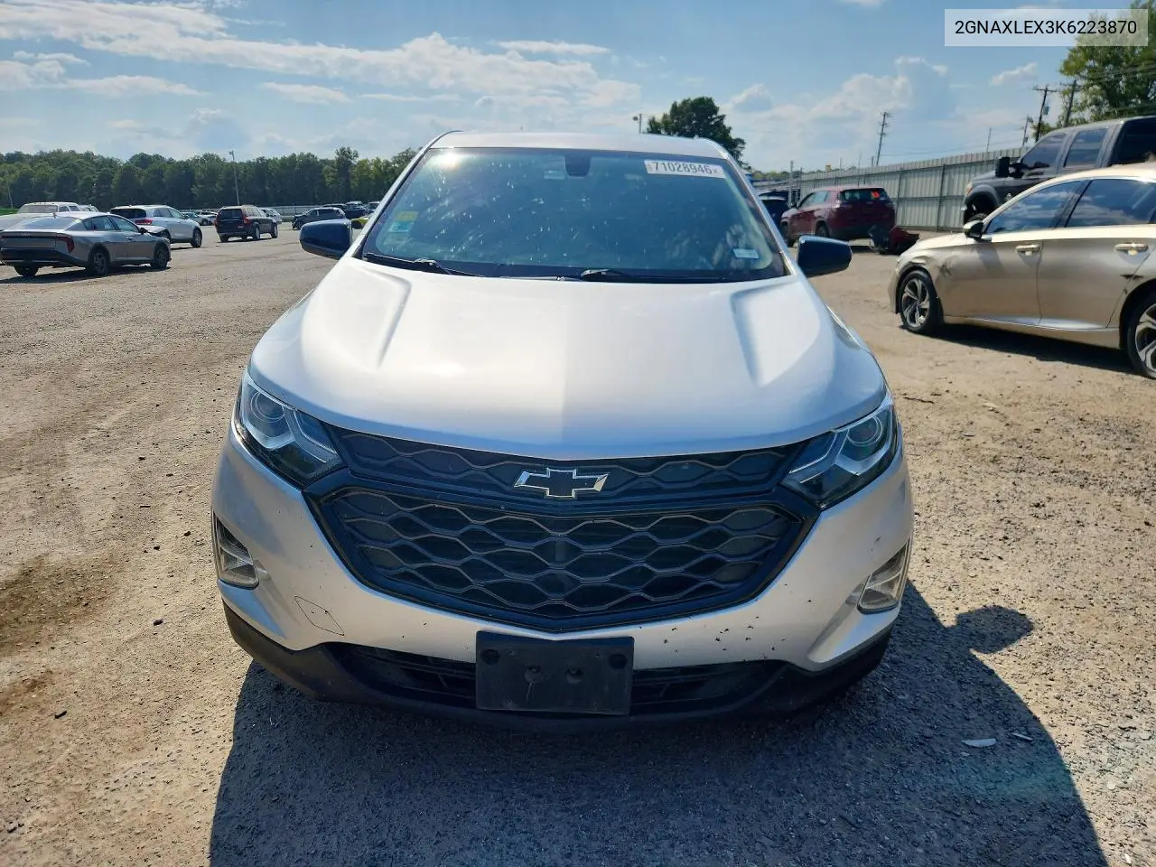 2019 CHEVROLET EQUINOX VIN 2GNAXLEX3K6223870 — фото 5