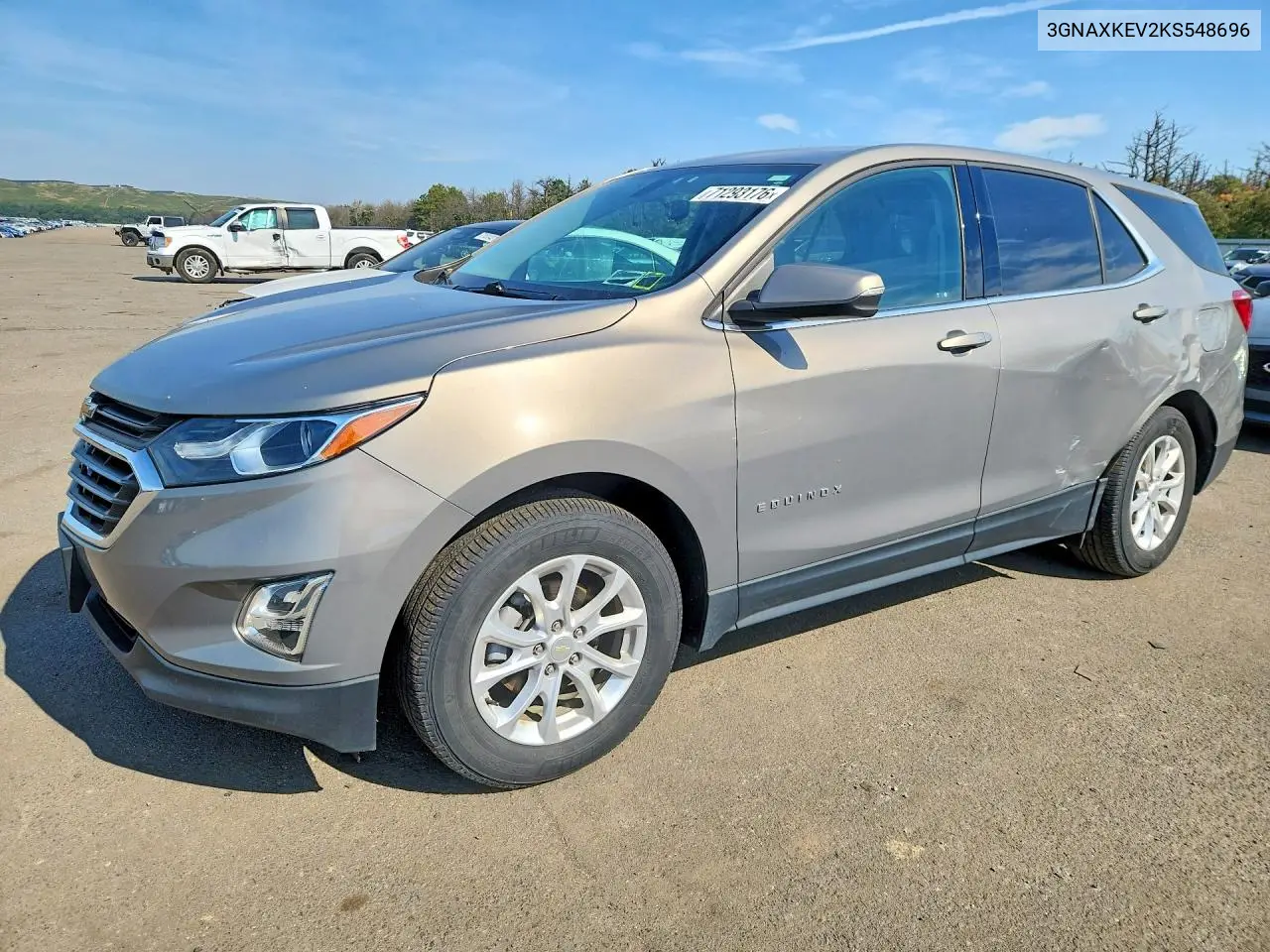 CHEVROLET EQUINOX 2019, VIN 3GNAXKEV2KS548696