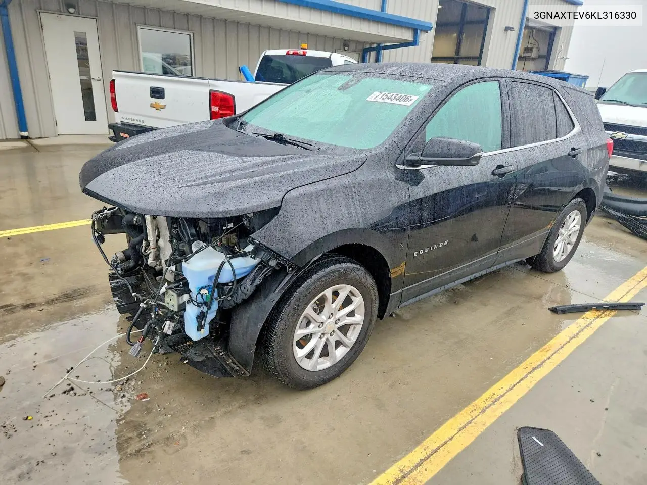 CHEVROLET EQUINOX 2019, VIN 3GNAXTEV6KL316330