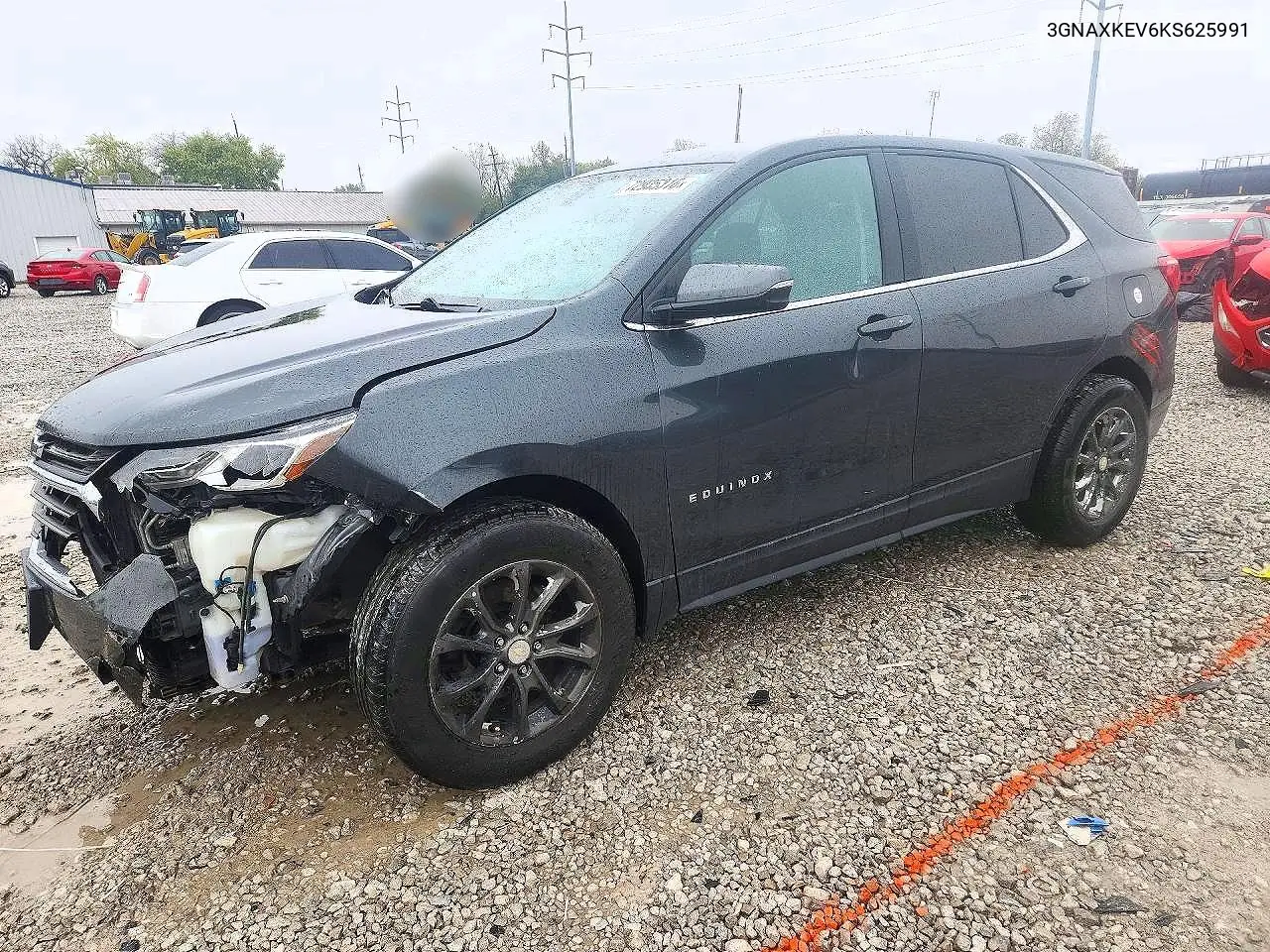 CHEVROLET EQUINOX 2019, VIN 3GNAXKEV6KS625991