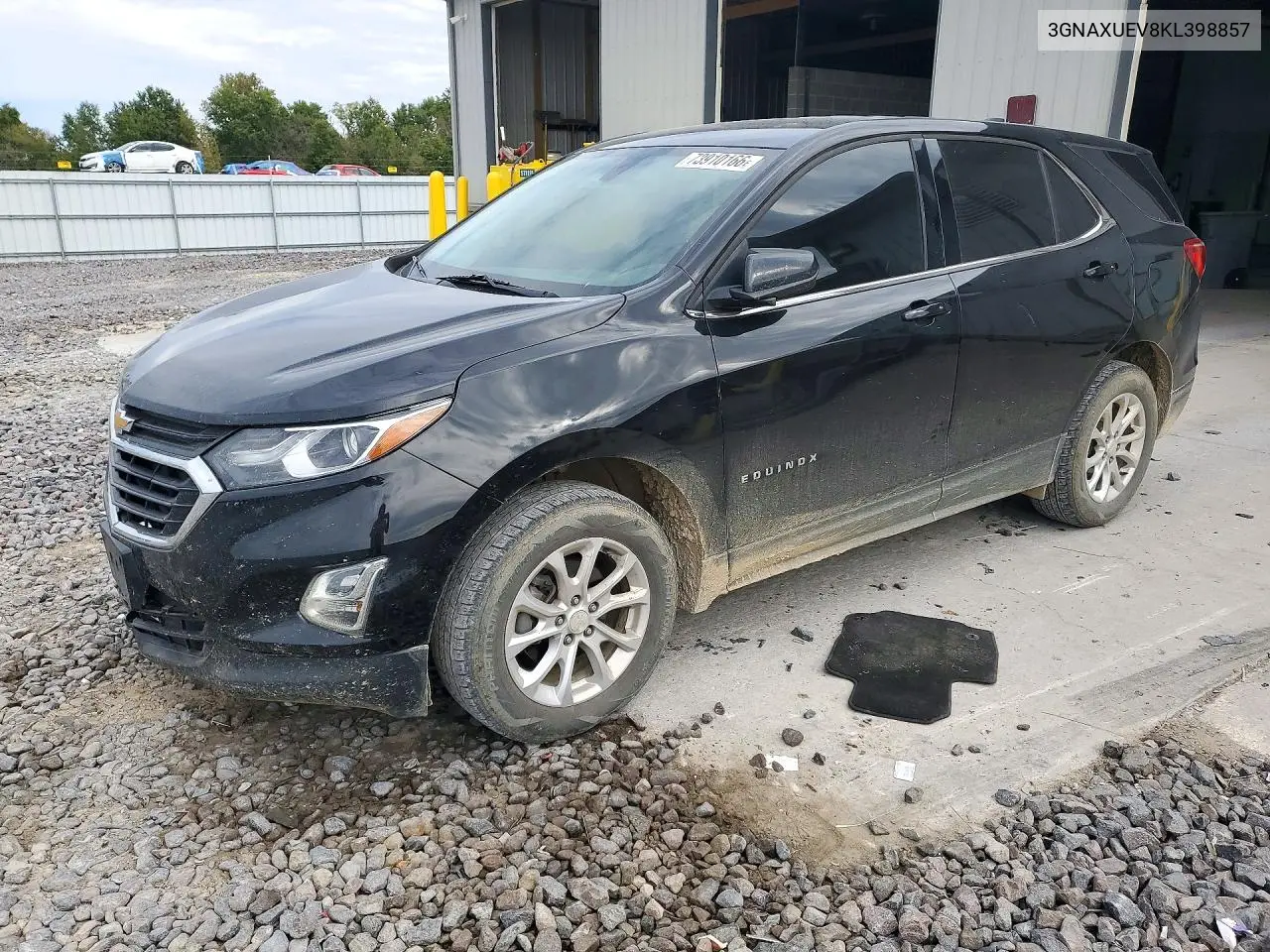 CHEVROLET EQUINOX 2019, VIN 3GNAXUEV8KL398857