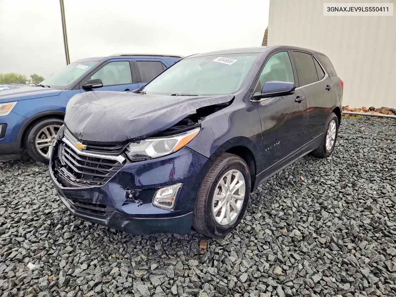 CHEVROLET EQUINOX 2020, VIN 3GNAXJEV9LS550411