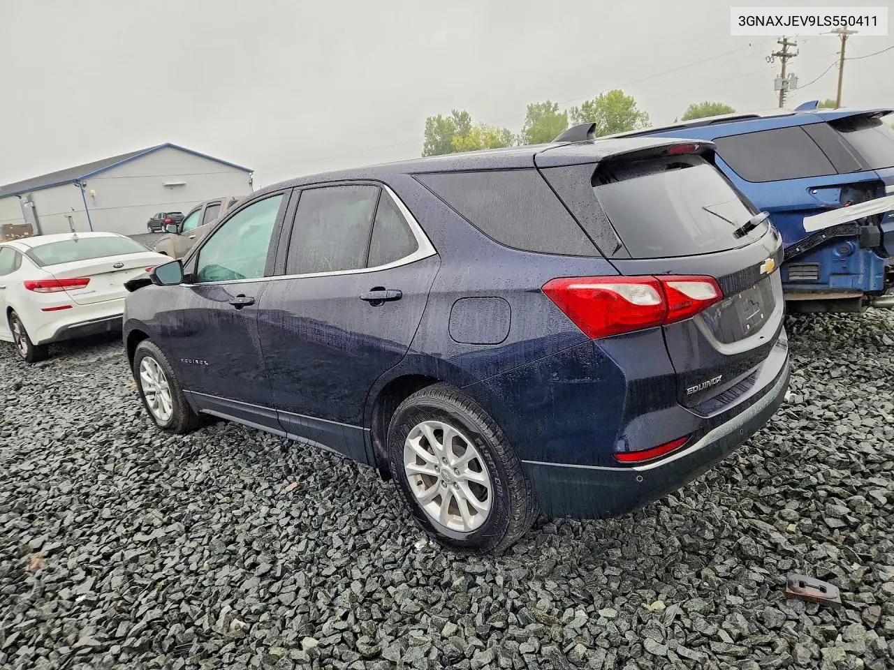 2020 CHEVROLET EQUINOX VIN 3GNAXJEV9LS550411 — фото 2