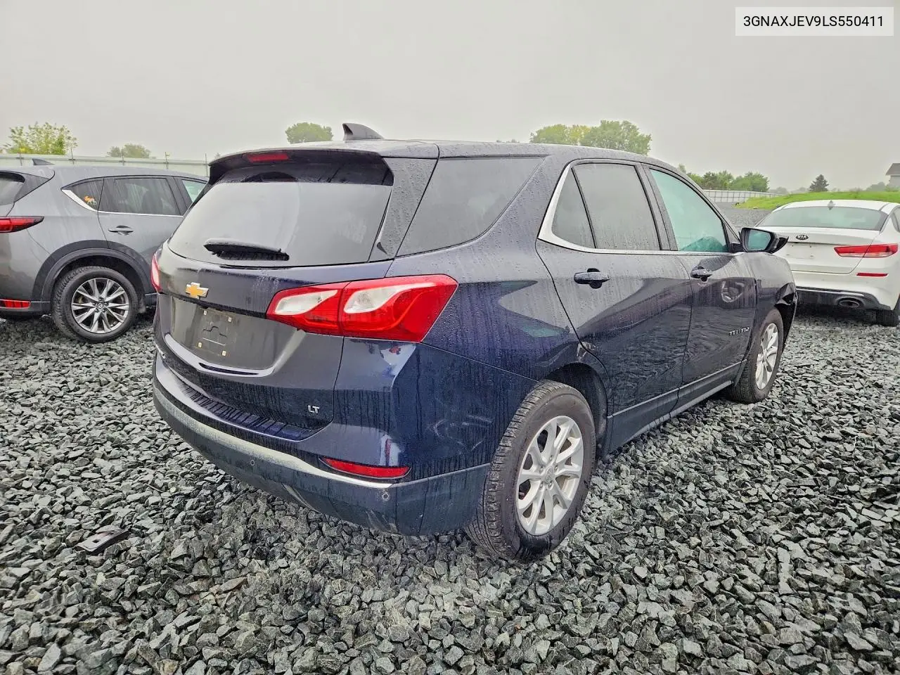 2020 CHEVROLET EQUINOX VIN 3GNAXJEV9LS550411 — фото 3