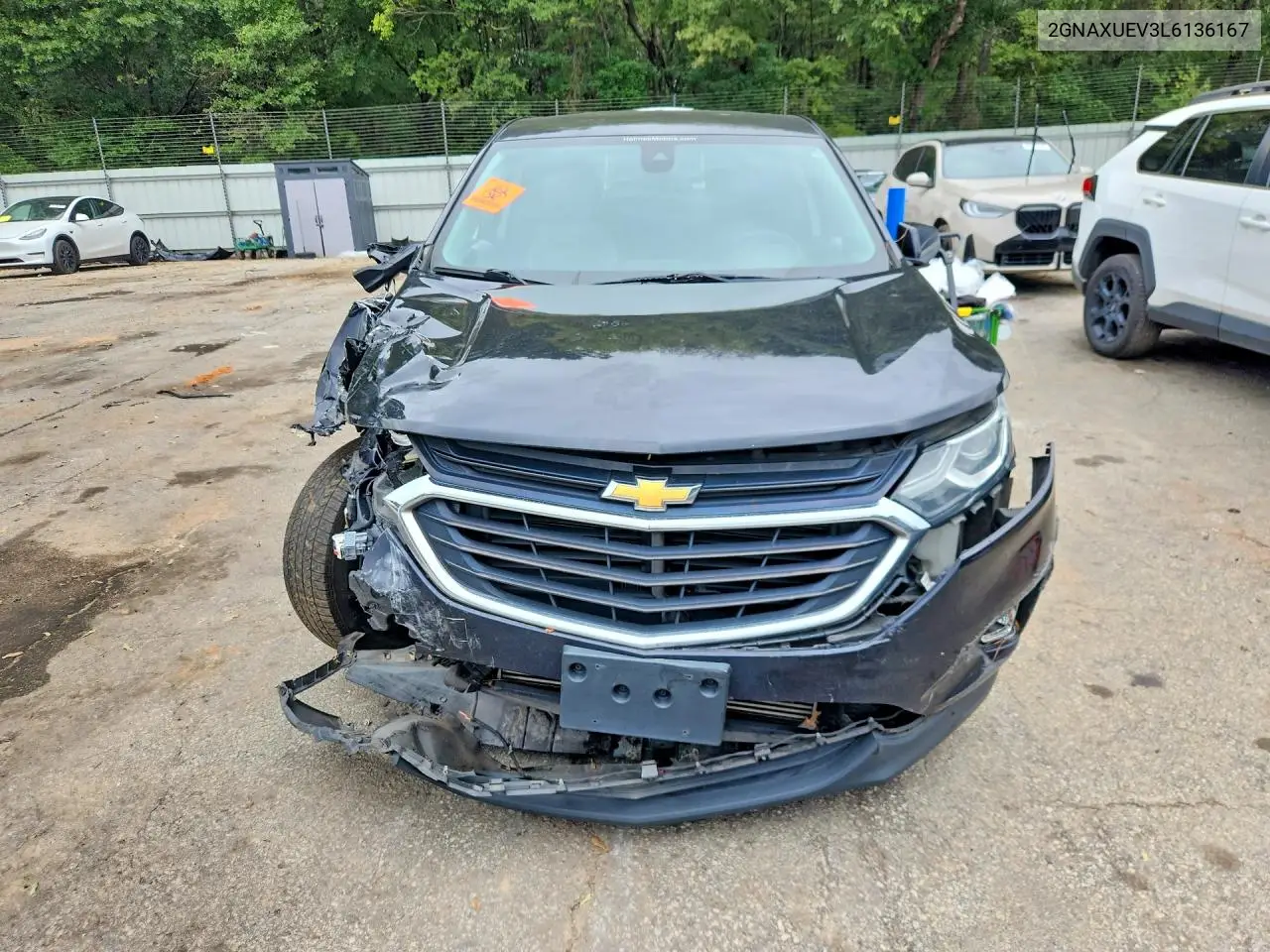 2020 CHEVROLET EQUINOX VIN 2GNAXUEV3L6136167 — фото 5
