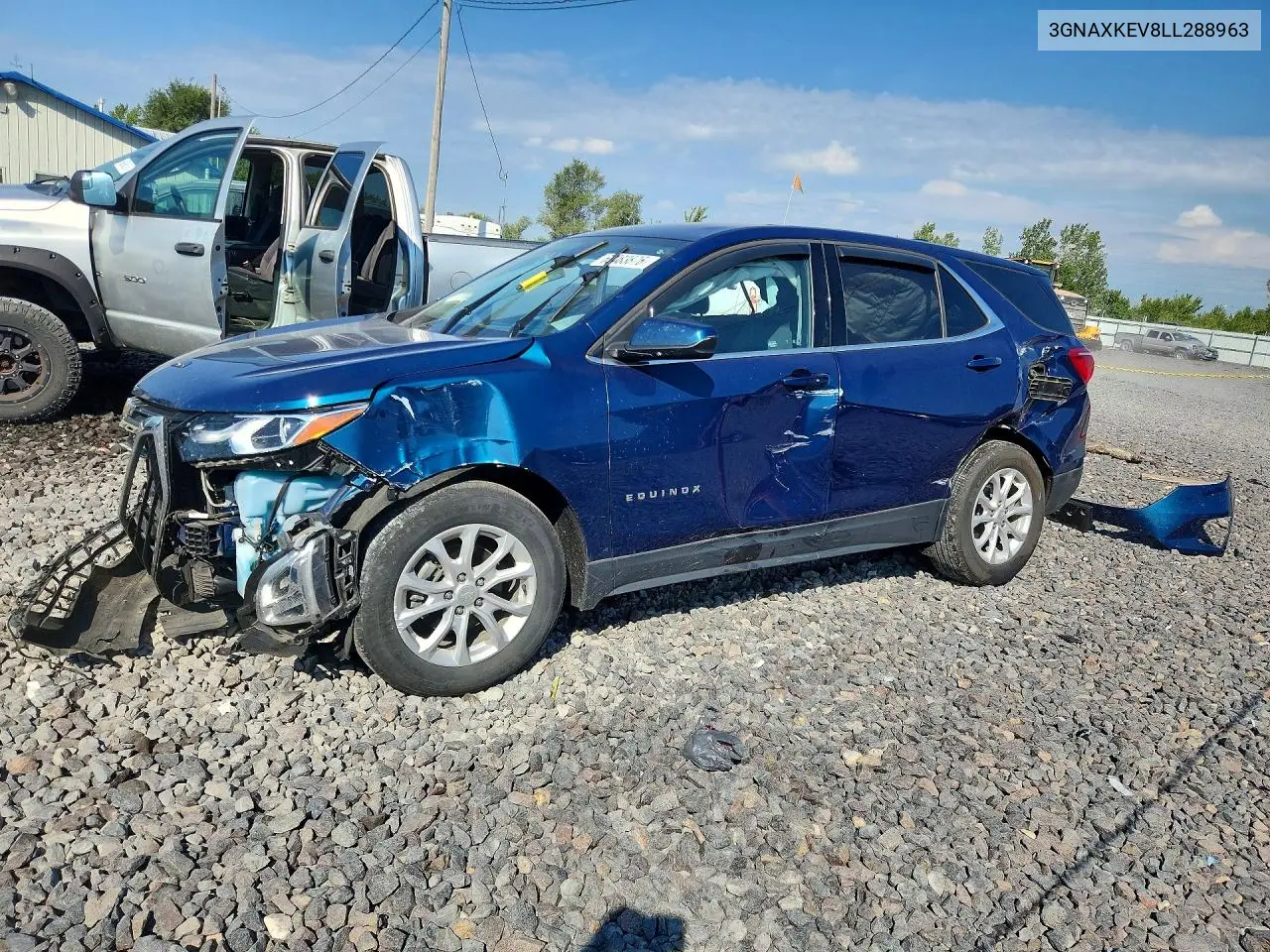 CHEVROLET EQUINOX 2020, VIN 3GNAXKEV8LL288963