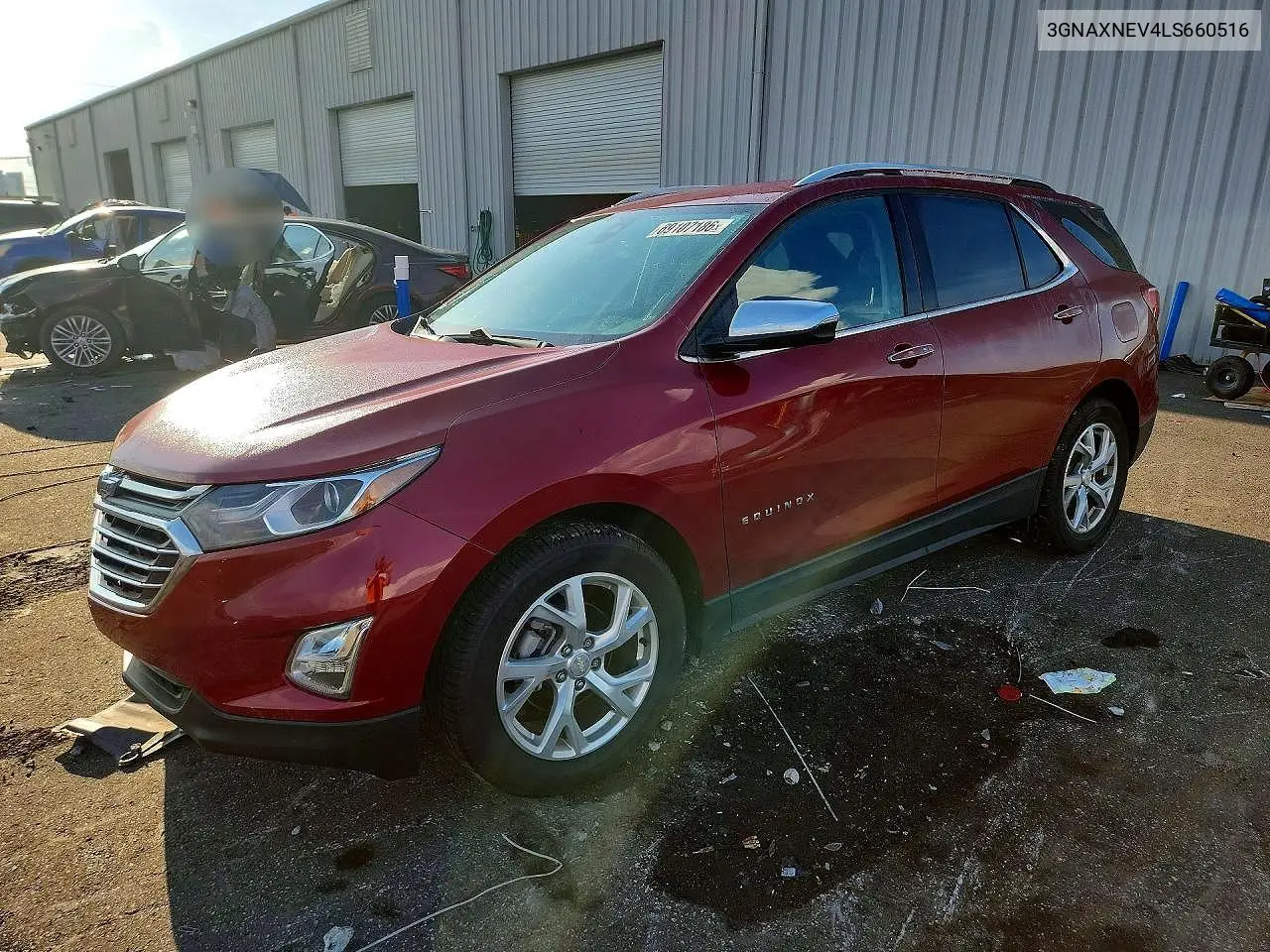 CHEVROLET EQUINOX 2020, VIN 3GNAXNEV4LS660516
