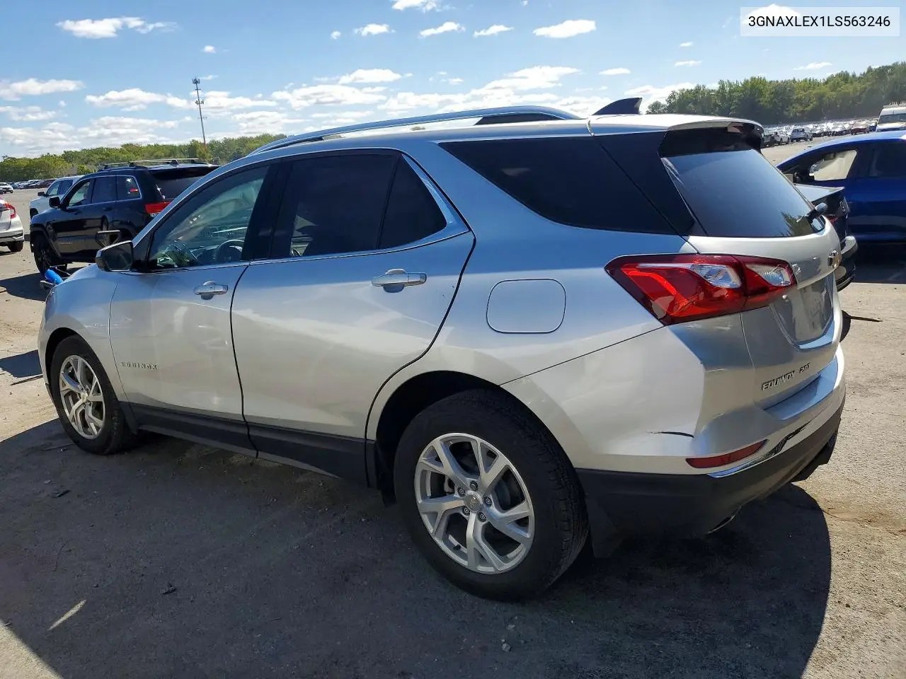 2020 CHEVROLET EQUINOX VIN 3GNAXLEX1LS563246 — фото 2