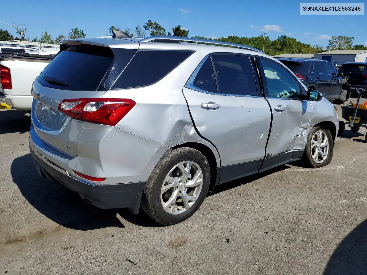 2020 CHEVROLET EQUINOX VIN 3GNAXLEX1LS563246 — фото 3