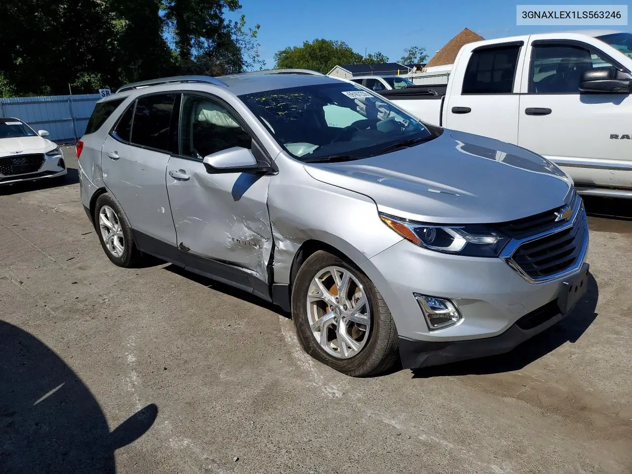 2020 CHEVROLET EQUINOX VIN 3GNAXLEX1LS563246 — фото 4