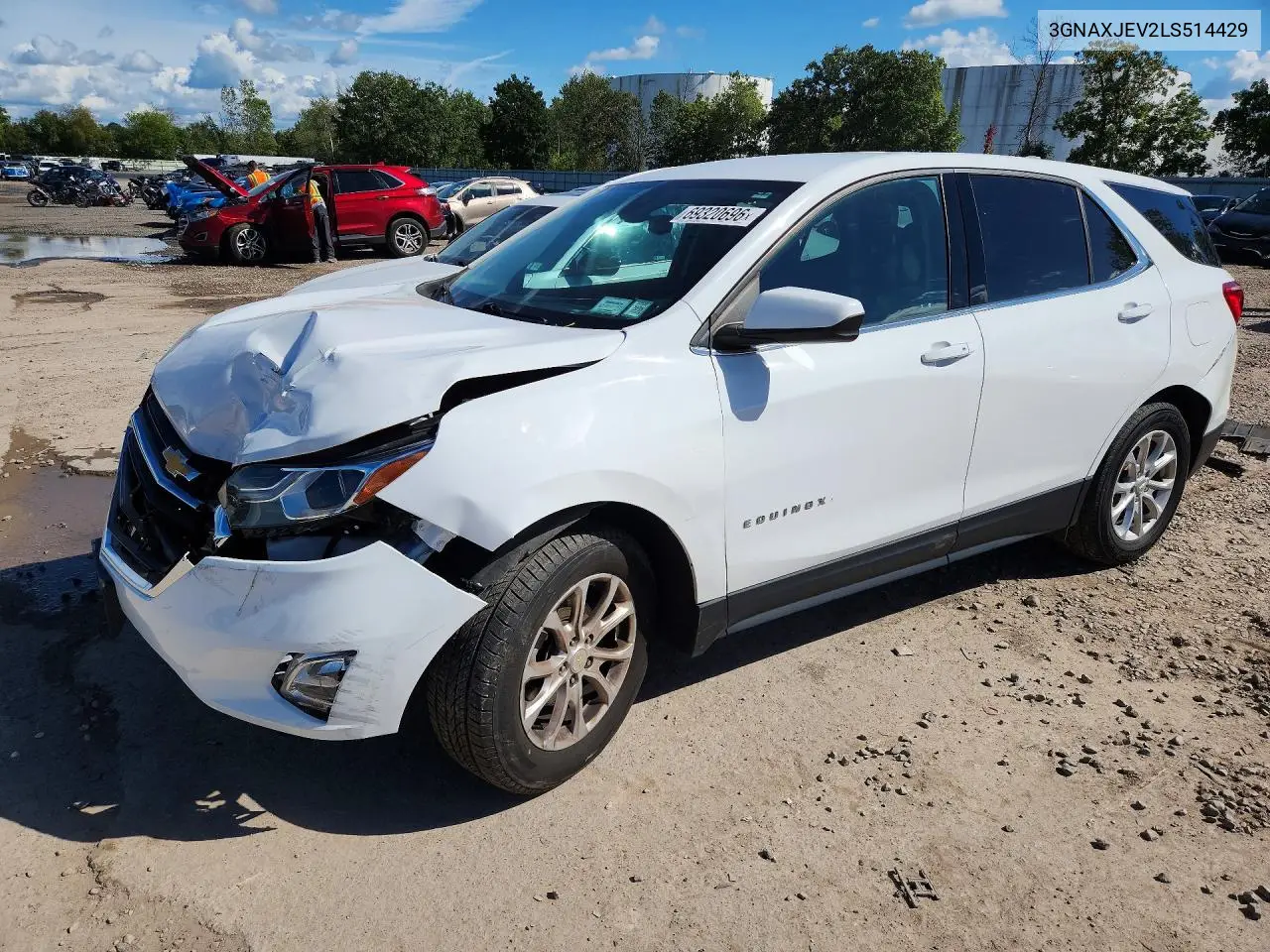 CHEVROLET EQUINOX 2020, VIN 3GNAXJEV2LS514429