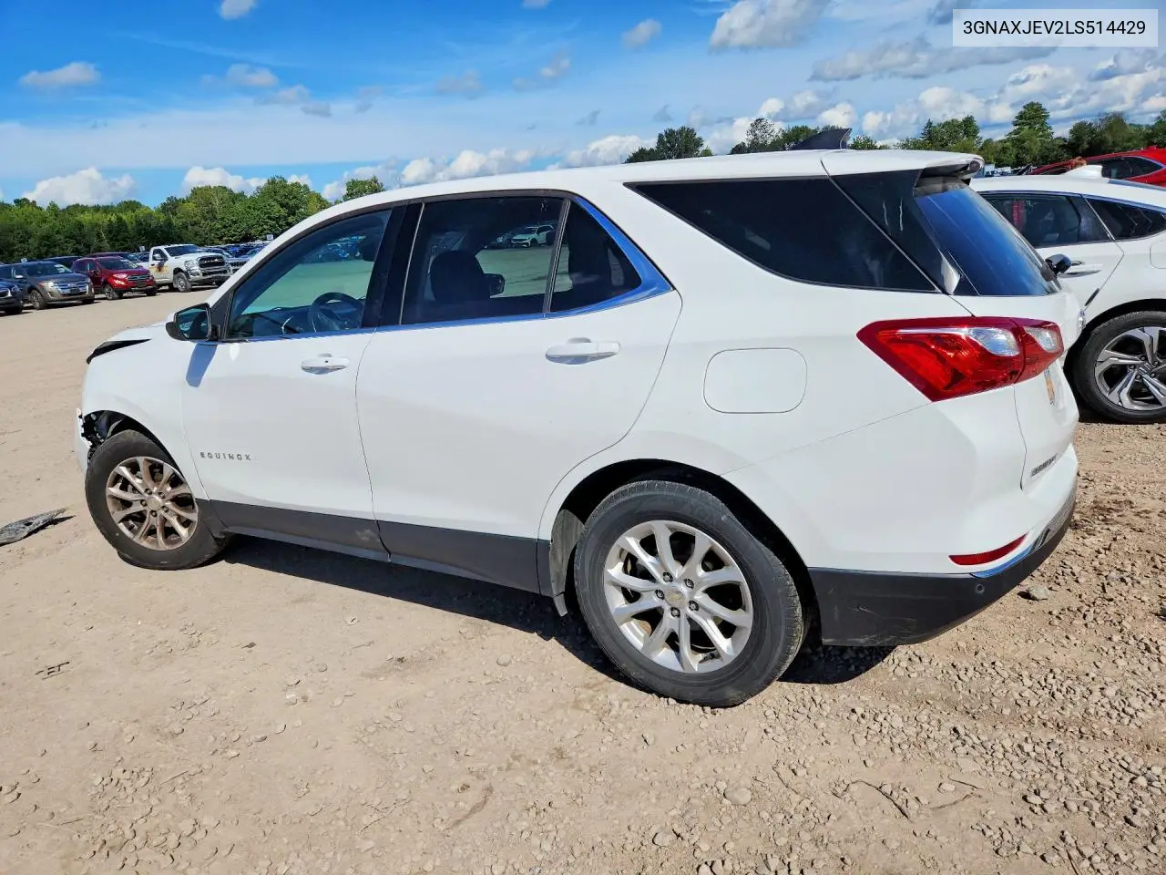 2020 CHEVROLET EQUINOX VIN 3GNAXJEV2LS514429 — фото 2