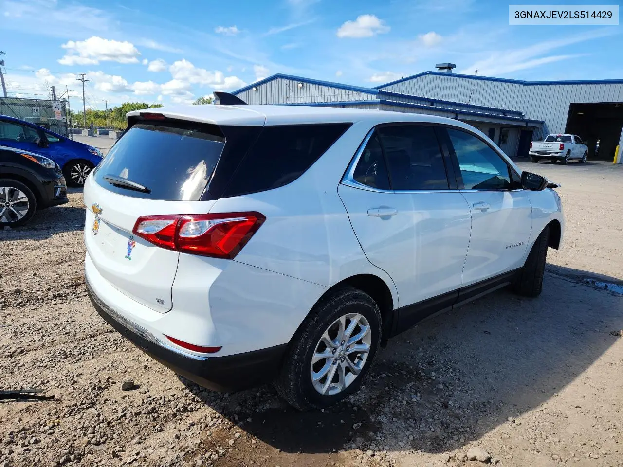 2020 CHEVROLET EQUINOX VIN 3GNAXJEV2LS514429 — фото 3