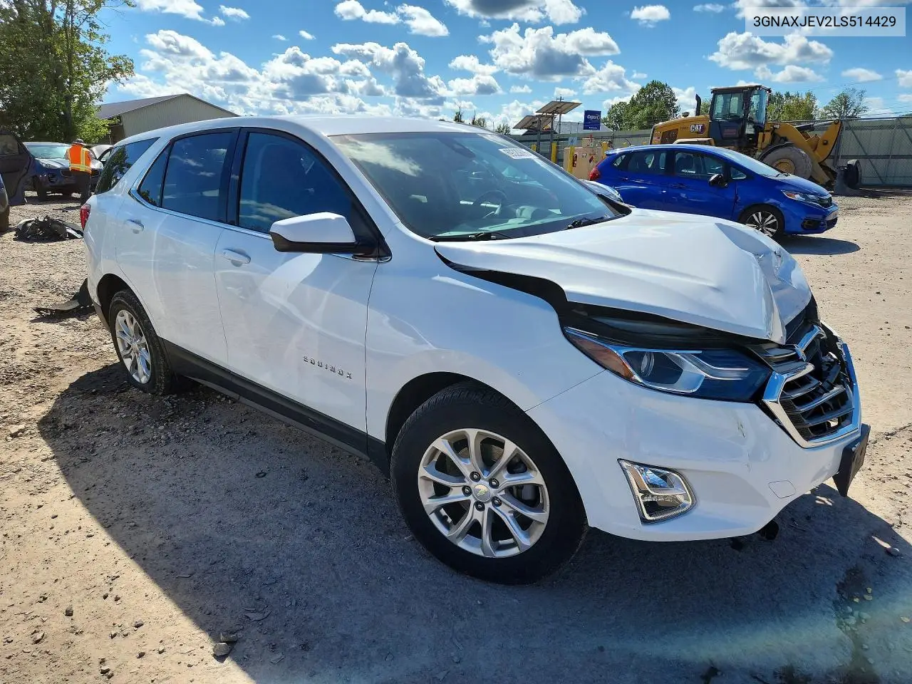 2020 CHEVROLET EQUINOX VIN 3GNAXJEV2LS514429 — фото 4