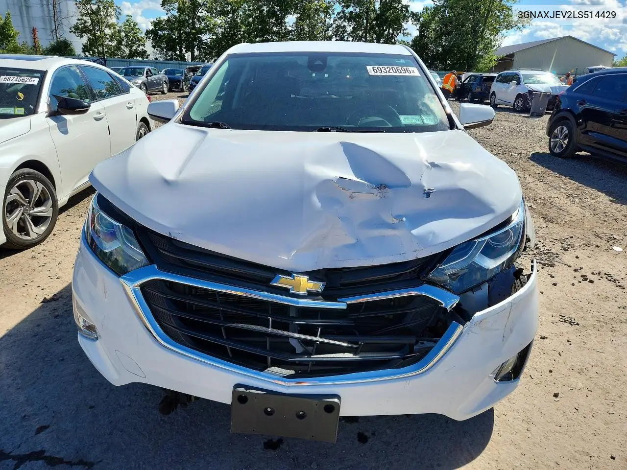 2020 CHEVROLET EQUINOX VIN 3GNAXJEV2LS514429 — фото 5