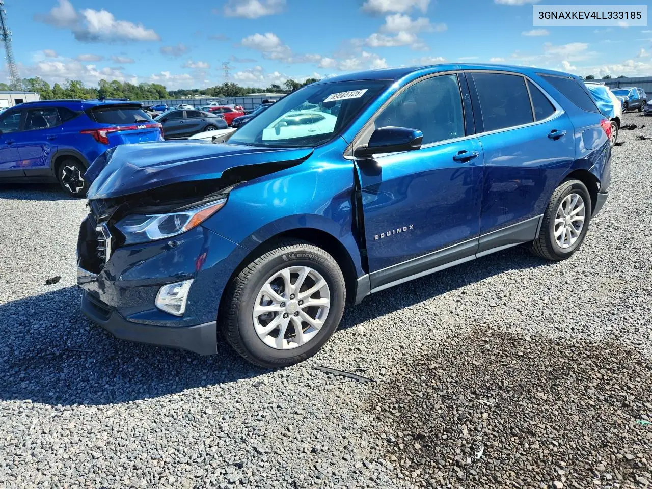 CHEVROLET EQUINOX 2020, VIN 3GNAXKEV4LL333185