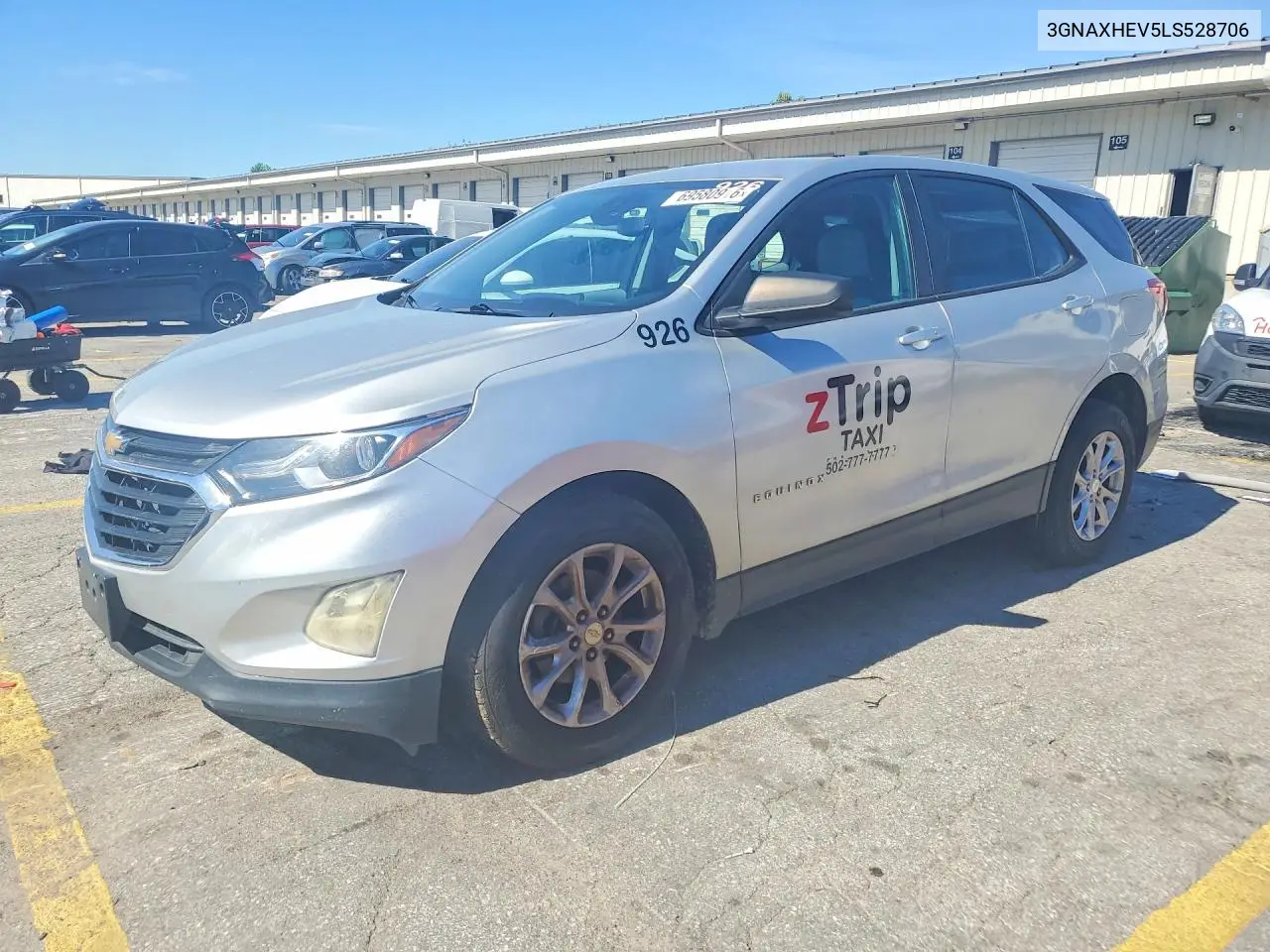 CHEVROLET EQUINOX 2020, VIN 3GNAXHEV5LS528706
