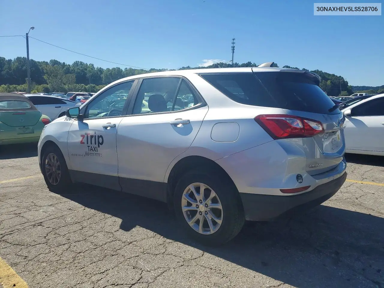 2020 CHEVROLET EQUINOX VIN 3GNAXHEV5LS528706 — фото 2