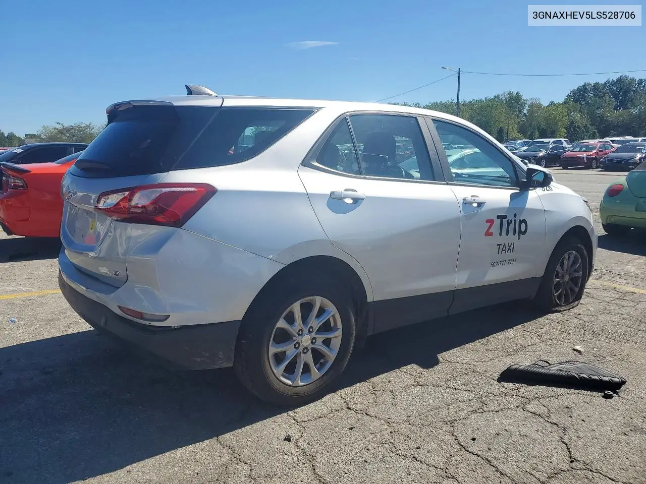 2020 CHEVROLET EQUINOX VIN 3GNAXHEV5LS528706 — фото 3