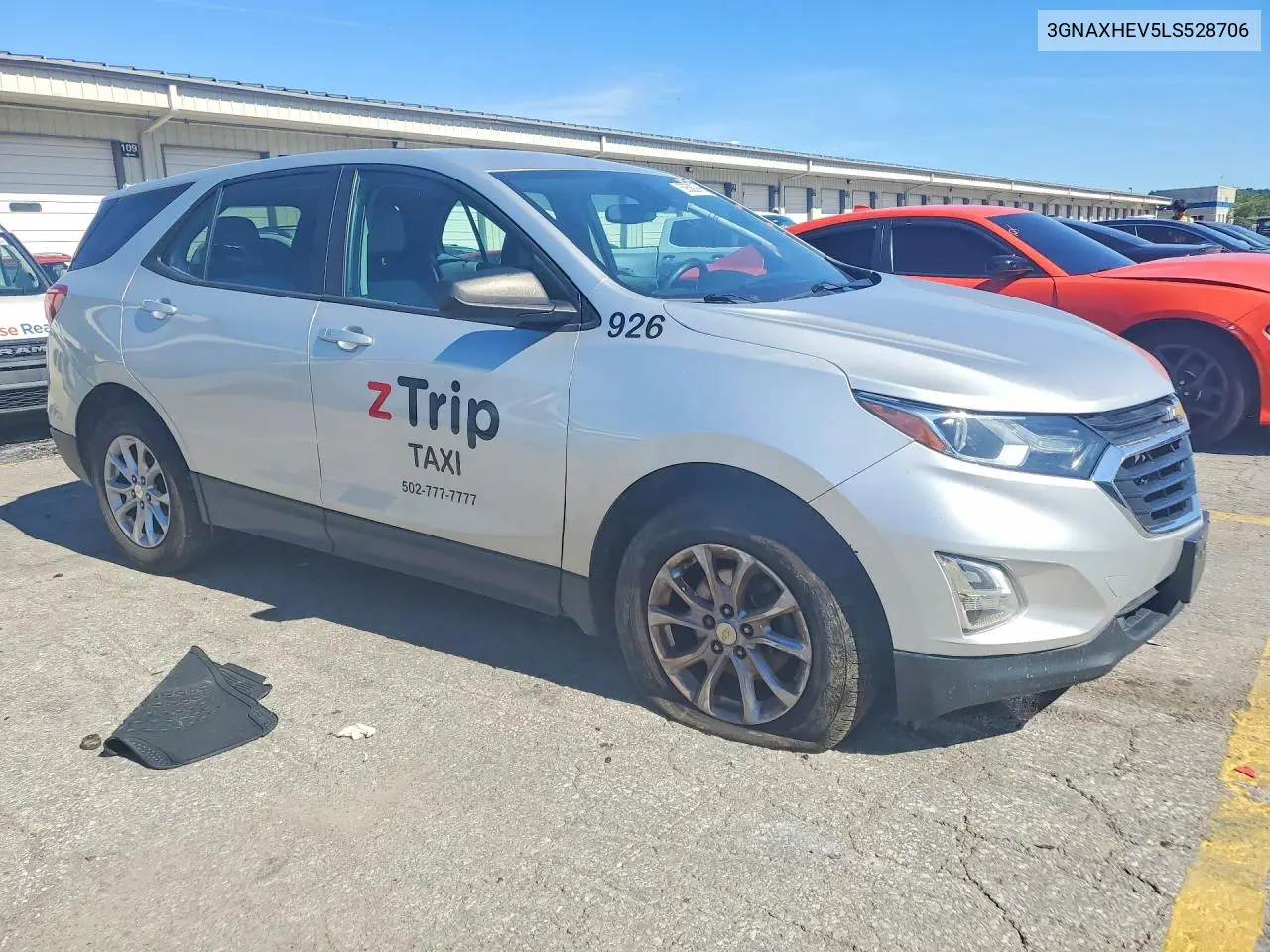 2020 CHEVROLET EQUINOX VIN 3GNAXHEV5LS528706 — фото 4