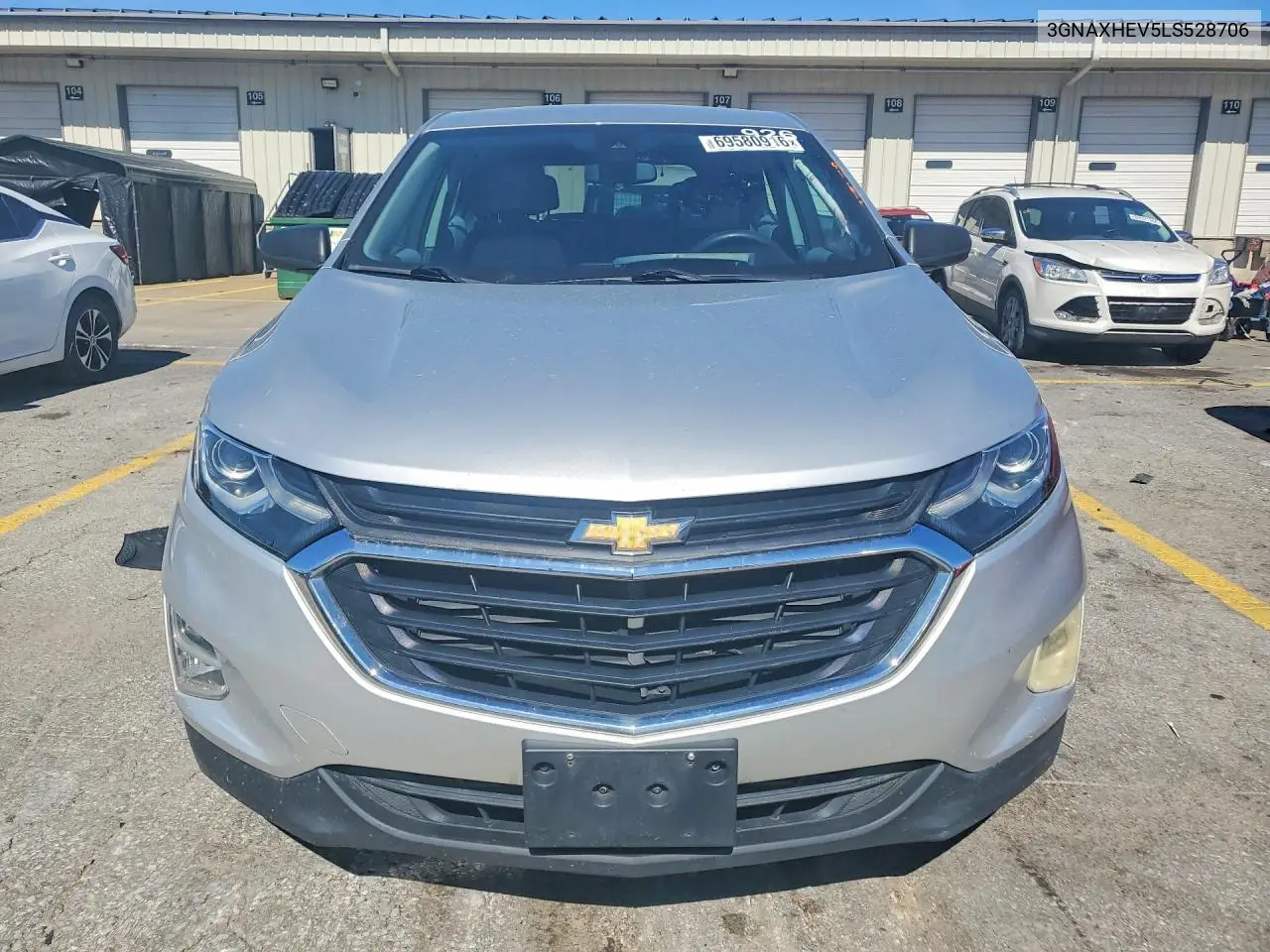 2020 CHEVROLET EQUINOX VIN 3GNAXHEV5LS528706 — фото 5