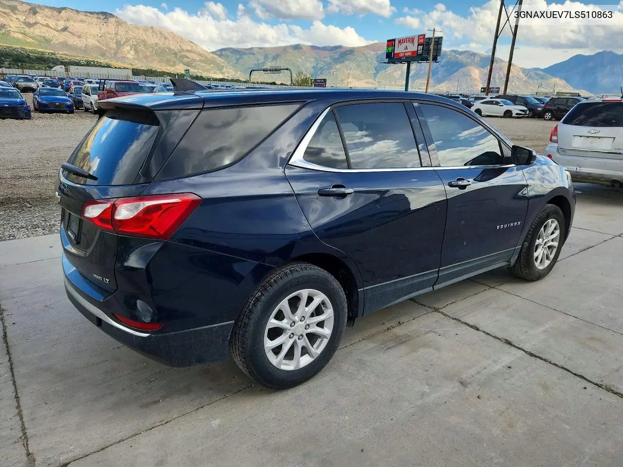 CHEVROLET EQUINOX 2020, VIN 3GNAXUEV7LS510863
