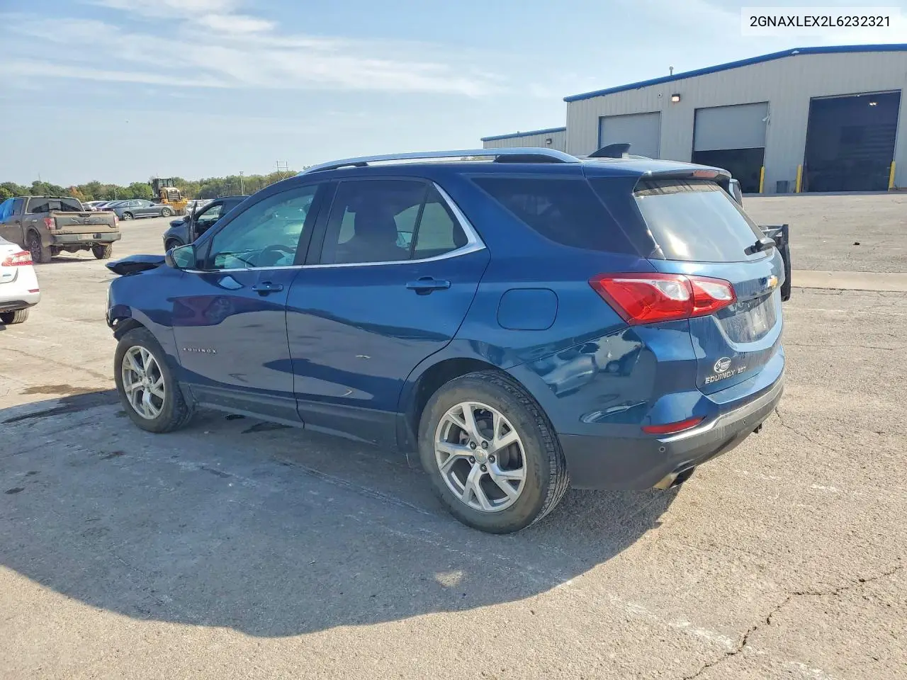 2020 CHEVROLET EQUINOX VIN 2GNAXLEX2L6232321 — фото 2