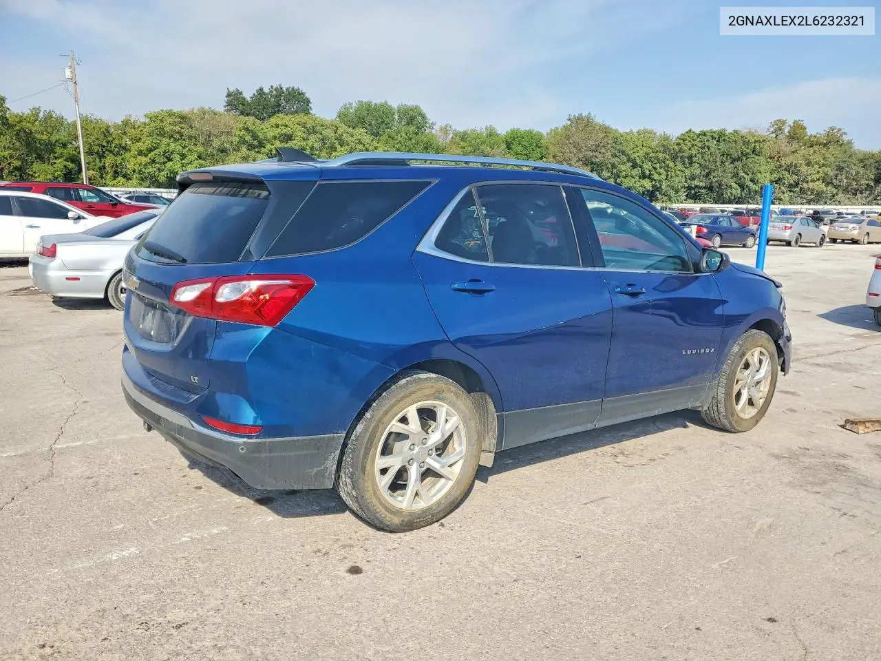 2020 CHEVROLET EQUINOX VIN 2GNAXLEX2L6232321 — фото 3
