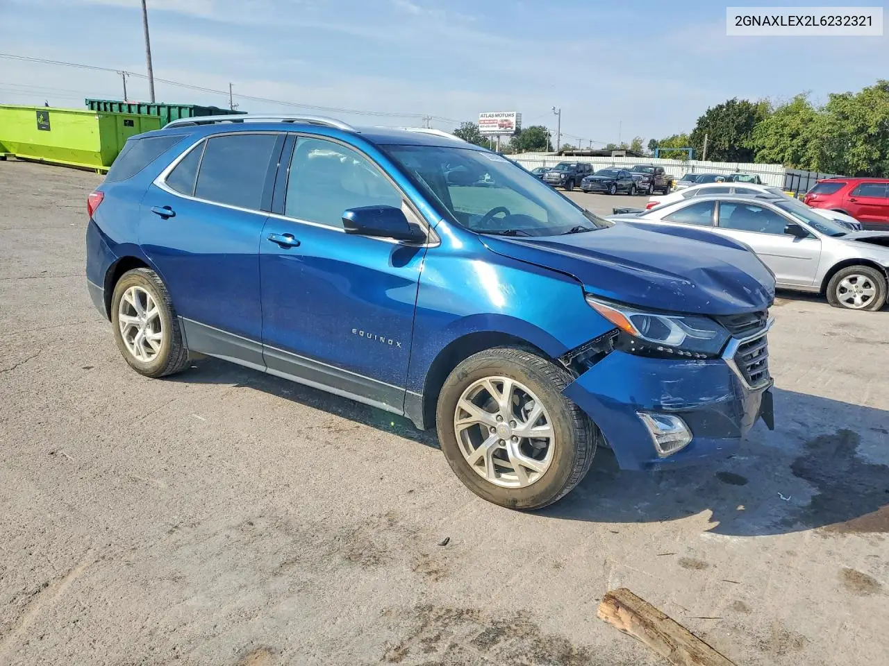 2020 CHEVROLET EQUINOX VIN 2GNAXLEX2L6232321 — фото 4
