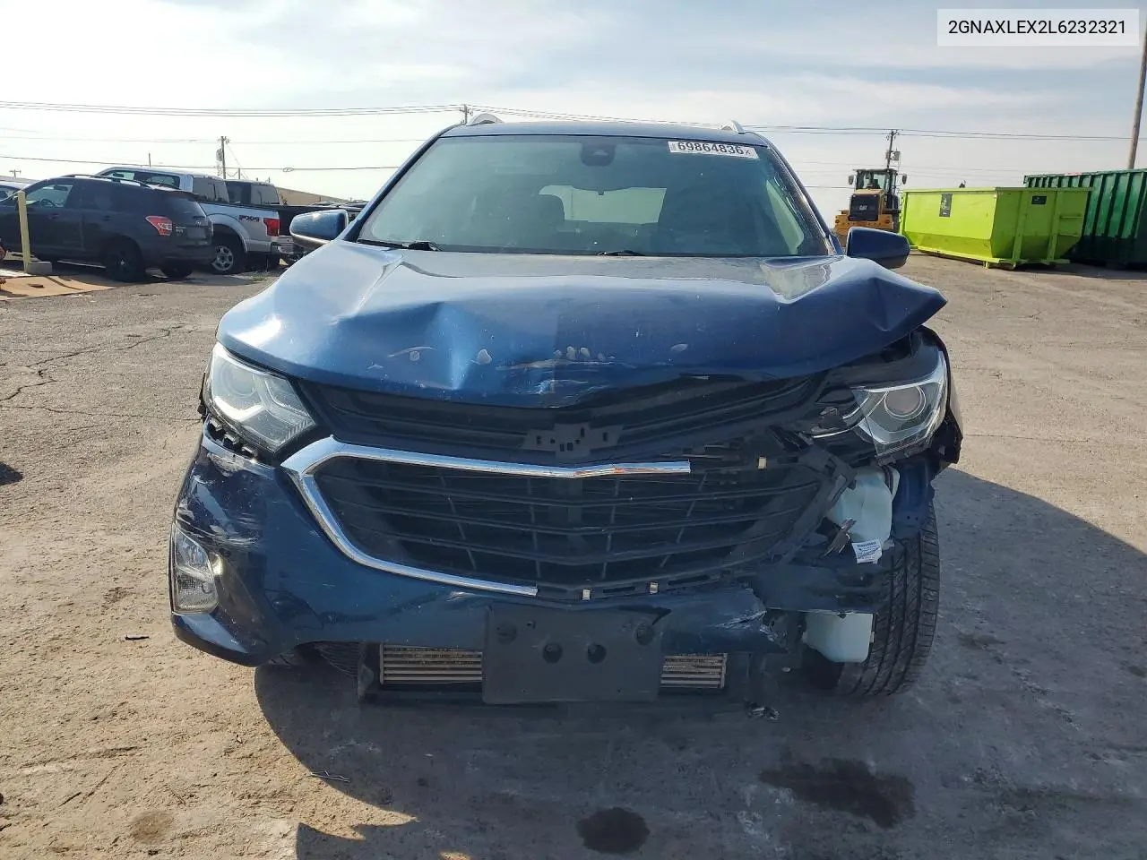 2020 CHEVROLET EQUINOX VIN 2GNAXLEX2L6232321 — фото 5