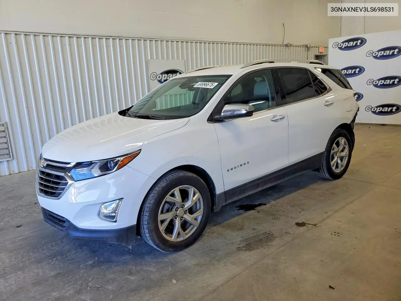 CHEVROLET EQUINOX 2020, VIN 3GNAXNEV3LS698531