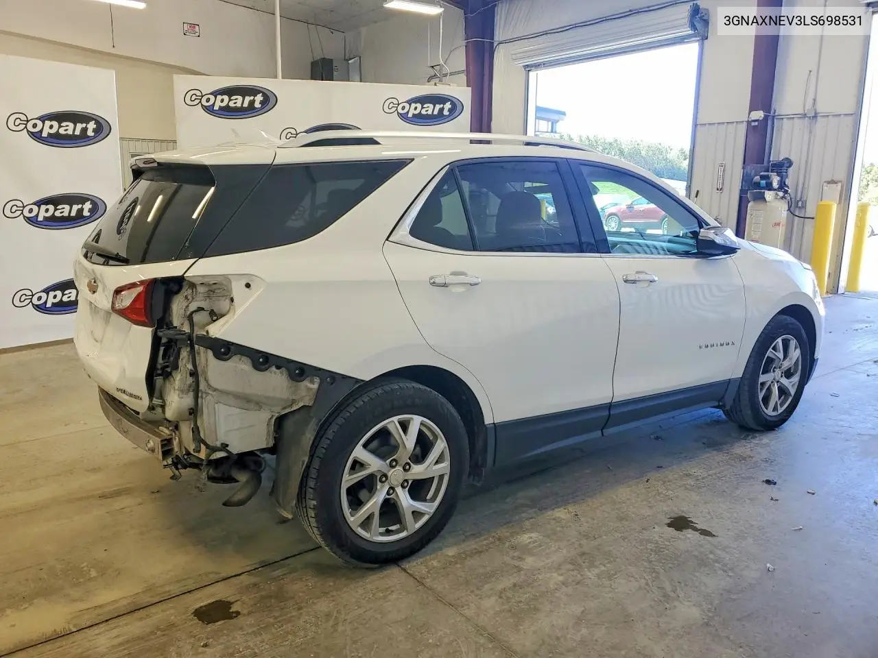 2020 CHEVROLET EQUINOX VIN 3GNAXNEV3LS698531 — фото 3