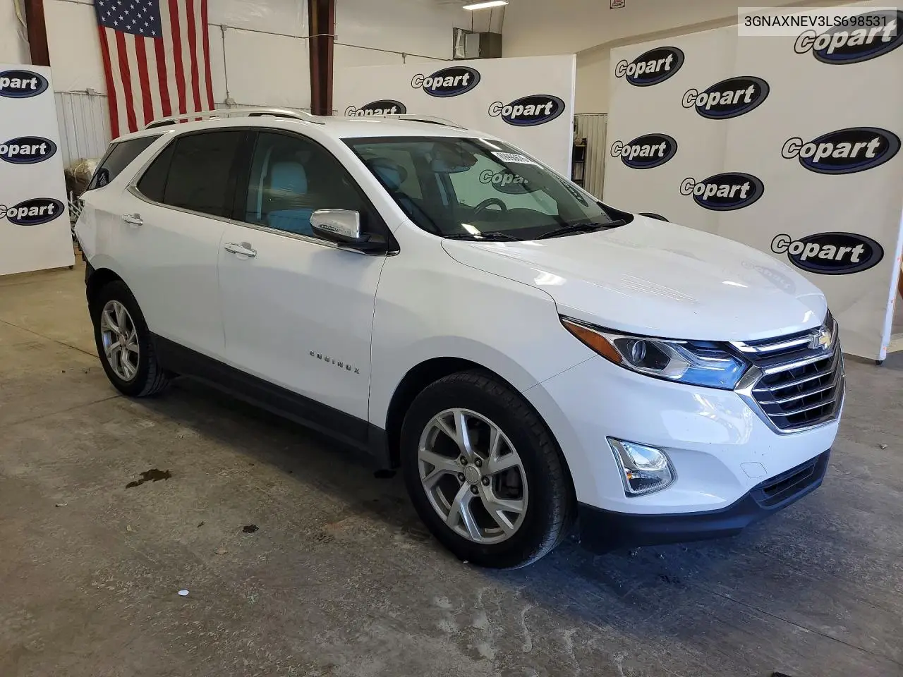 2020 CHEVROLET EQUINOX VIN 3GNAXNEV3LS698531 — фото 4