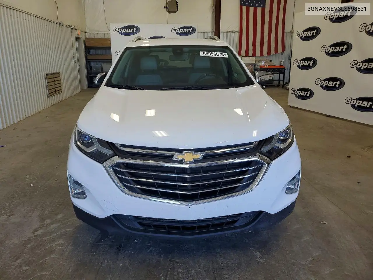 2020 CHEVROLET EQUINOX VIN 3GNAXNEV3LS698531 — фото 5
