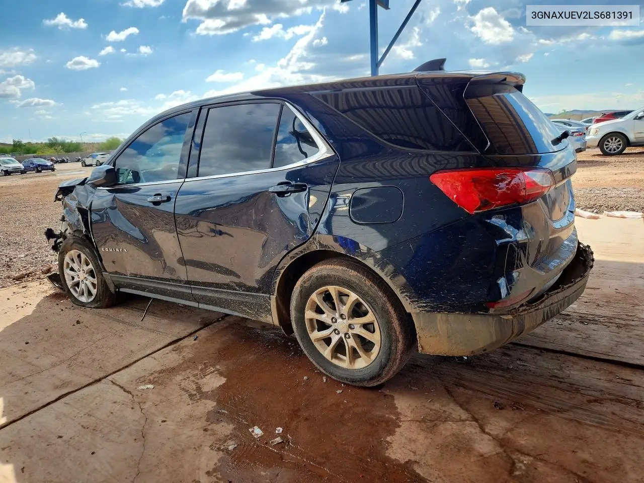 2020 CHEVROLET EQUINOX VIN 3GNAXUEV2LS681391 — фото 2