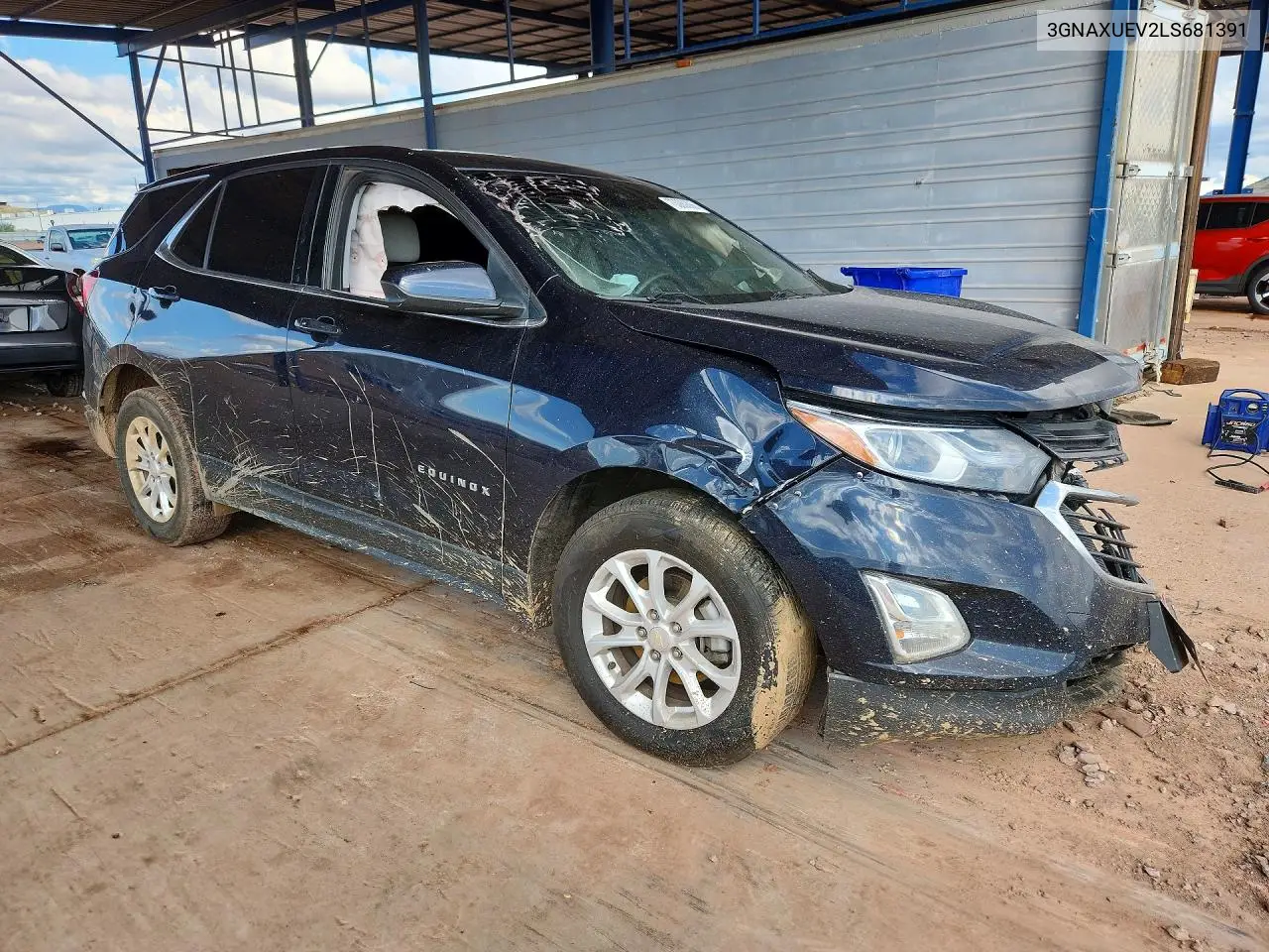 2020 CHEVROLET EQUINOX VIN 3GNAXUEV2LS681391 — фото 4