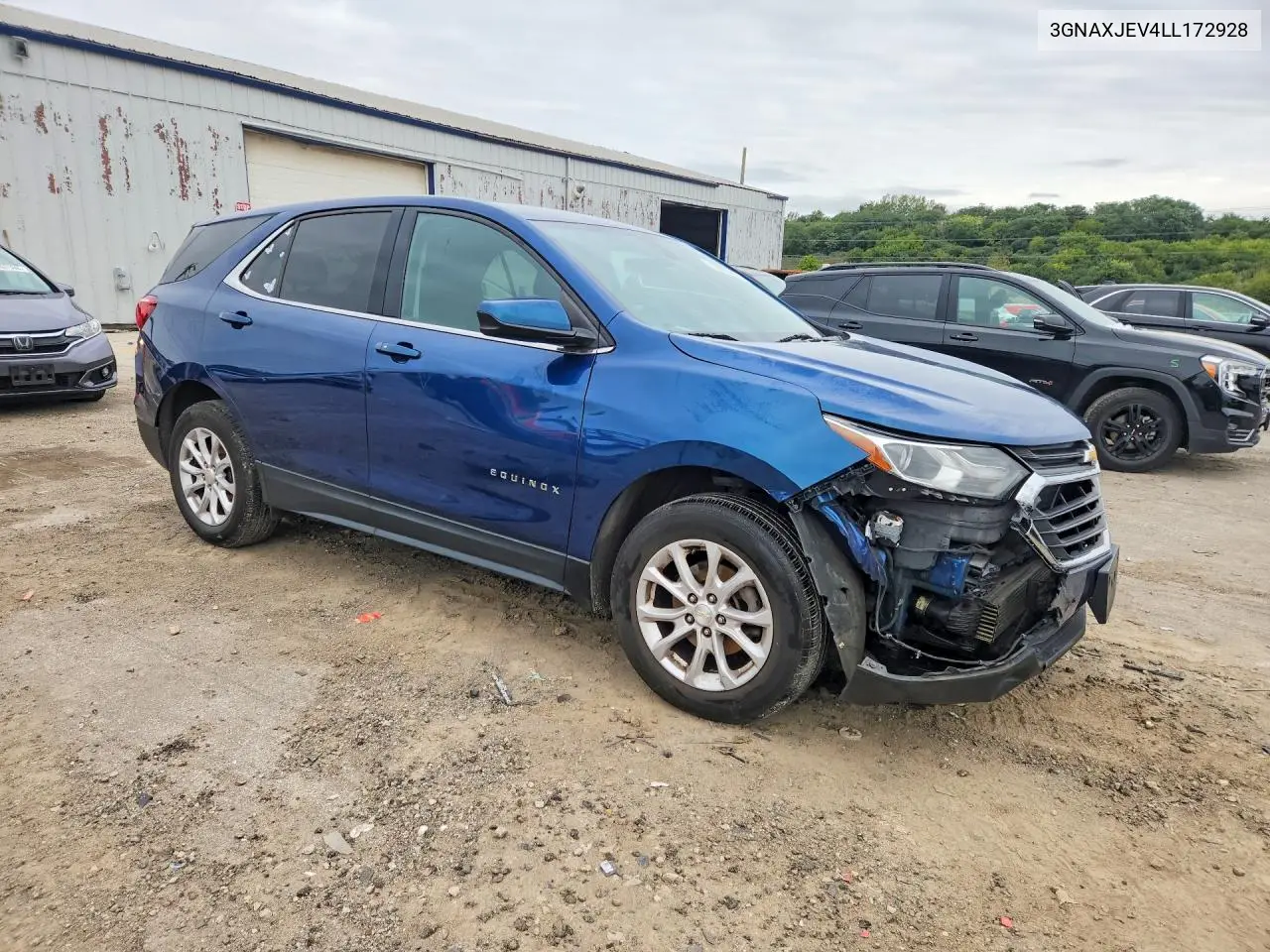 2020 CHEVROLET EQUINOX VIN 3GNAXJEV4LL172928 — фото 4