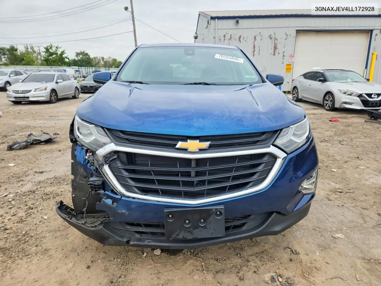 2020 CHEVROLET EQUINOX VIN 3GNAXJEV4LL172928 — фото 5