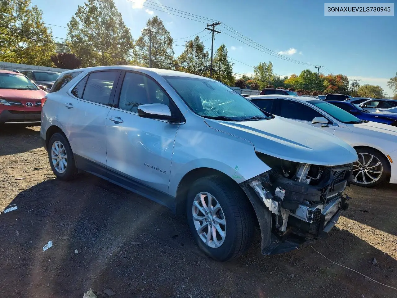 2020 CHEVROLET EQUINOX VIN 3GNAXUEV2LS730945 — фото 4